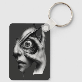 JH Cyberpunk Aesthetic T-Shirt - Futuristic Neon T Keychain