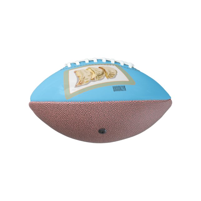 Jiaozi / Chinese dumplings cartoon illustration Football (Rotated 270)