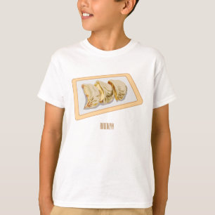Jiaozi / Chinese dumplings cartoon illustration T-Shirt