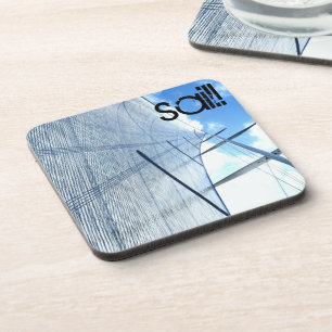 Jib Sail and Mast Picture Coaster