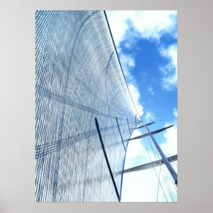 Jib Sail and Mast Sailing Picture Poster