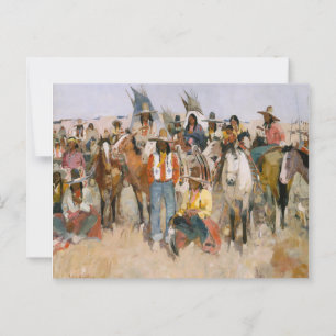 Jicarilla Apache Fiesta ,Famous Painter Postcard
