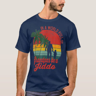 Jiddo Arab Grandfather  Arabic Grandpa Fathers T-Shirt
