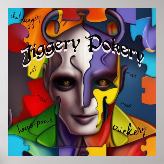 Jiggery Pokery - superhero or villain? Poster (Front)