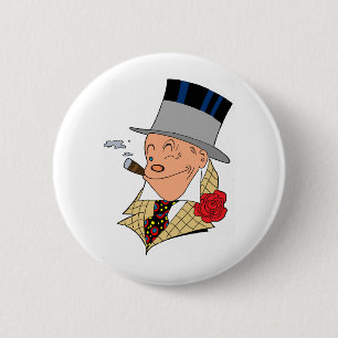 Jiggs 2 Inch Round Button