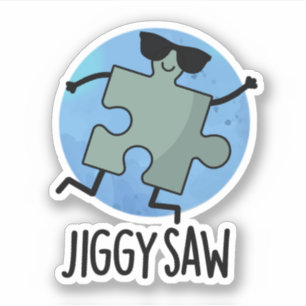 Jiggy Saw Funny Dancing Jigsaw Puzzle Pun
