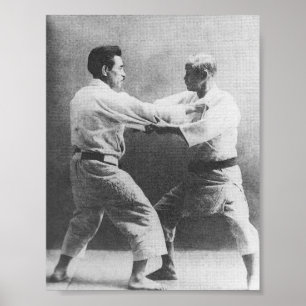 Jigoro Kano and Kyuzo Mifune Poster