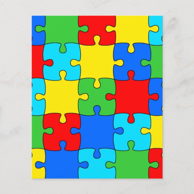 jigsaw-313586  jigsaw puzzle jigsaw piece part puz flyer (Front)