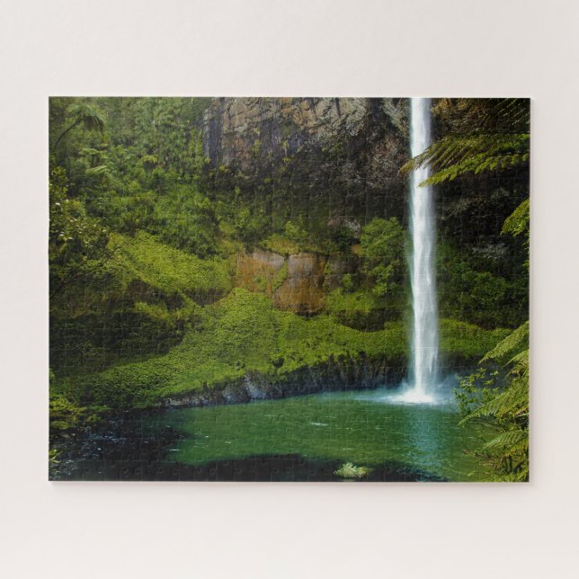 Jigsaw Bridal Veil Fall New Zealand. Jigsaw Puzzle (Horizontal)