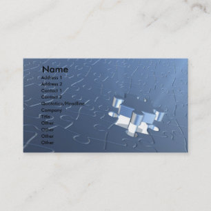 Jigsaw business card design