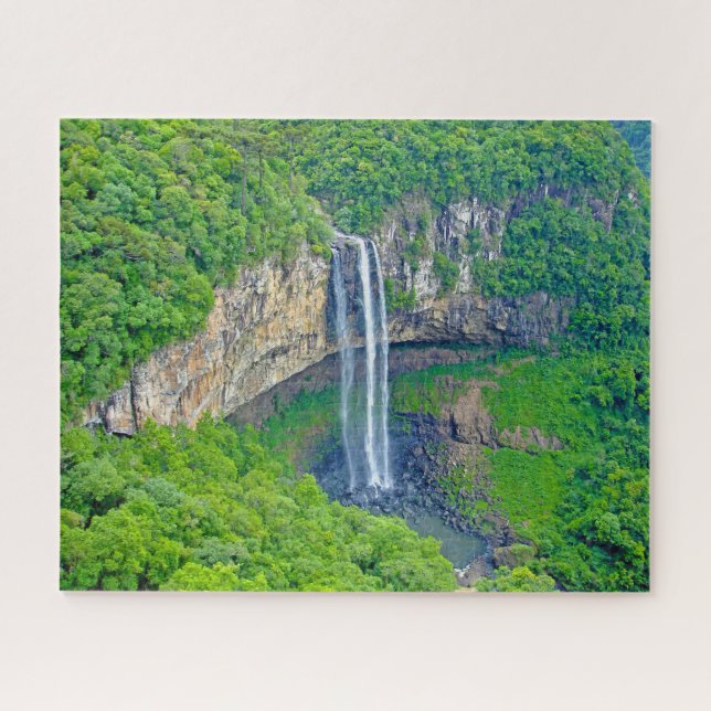 Jigsaw Caracol Waterfall Brazil. Jigsaw Puzzle (Horizontal)