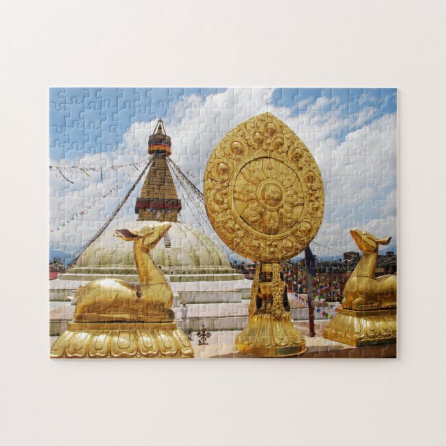 Jigsaw of Boudhanath Kathmandu Puzzle (Horizontal)