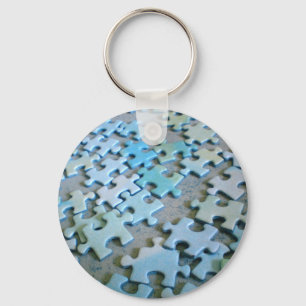 Jigsaw Pieces Keychain