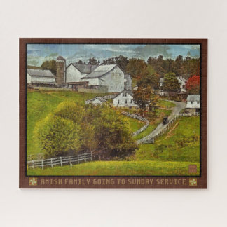 Jigsaw Puzzle Amish Buggy Life In The Slow Lane