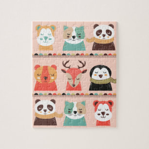 Jigsaw Puzzle Animaux d'hiver