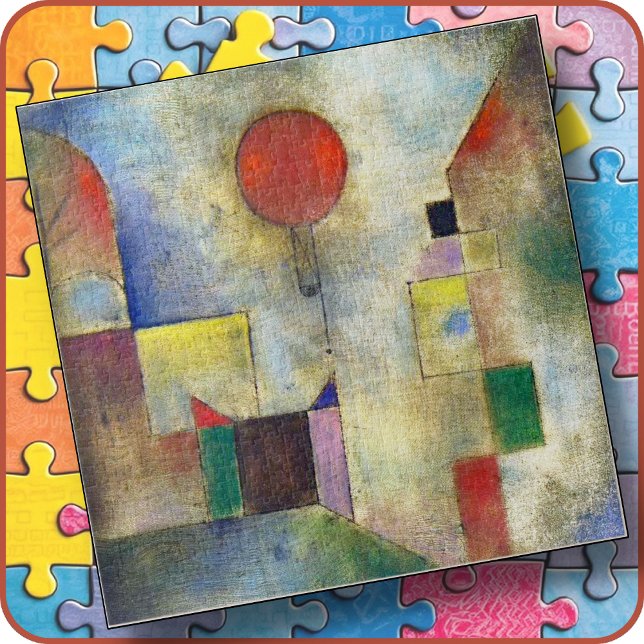 JIGSAW PUZZLE - "Balloon rouge" - Paul Klee Image  (Créateur téléchargé)