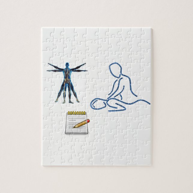 Jigsaw Puzzle Chiropractor (Vertical)