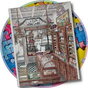 JIGSAW PUZZLE - Cigar Store, 1901 - P. Harnly