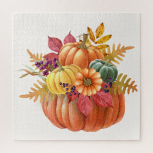 Jigsaw Puzzle Citrouilles de Thankesgiving
