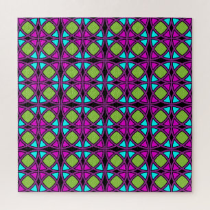 Jigsaw Puzzle - Complex Design - Neon Theme