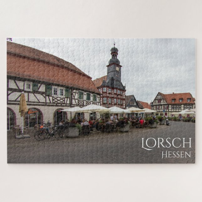 Jigsaw Puzzle de la ville historique de l'Allemagn (Horizontal)