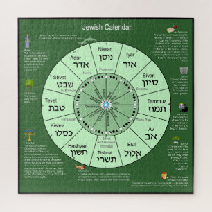 Jigsaw Puzzle du calendrier juif