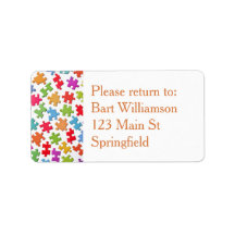 Jigsaw Puzzle Exchange Return to Me Label Stickers