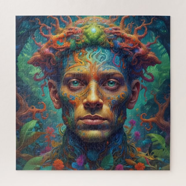 Jigsaw Puzzle Fantasy Art-World (Vertical)