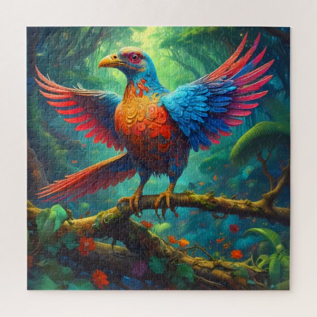 Jigsaw Puzzle Fantasy Costa Rican Bird (Vertical)