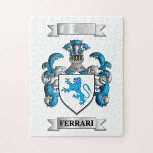Jigsaw Puzzle Ferrari Italian Surname And shield