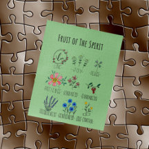 Jigsaw Puzzle Fruit de l'Esprit Écriture chrétienn