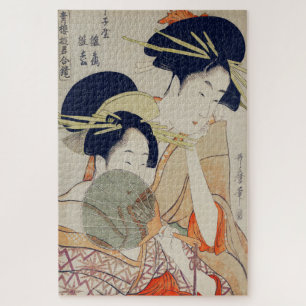 Jigsaw Puzzle japonais vintage magnifique Geishas