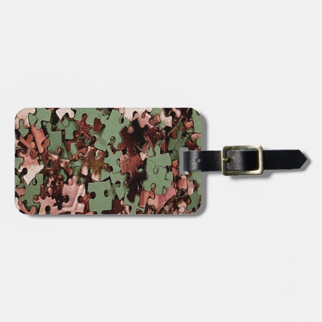 Jigsaw Puzzle Luggage Tag (Front Horizontal)