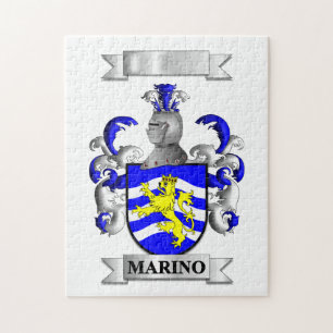 Jigsaw Puzzle Marino Italian Surname And shield