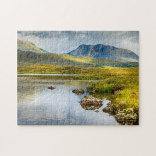Jigsaw puzzle of Scottish Highlands landscape