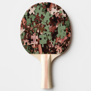 Jigsaw Puzzle Ping Pong Paddle