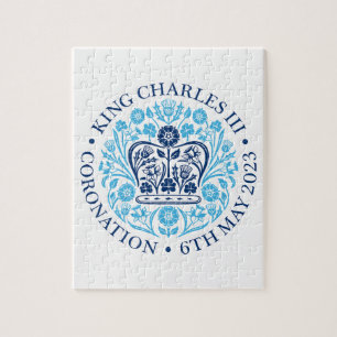 Jigsaw Puzzle pour 2023 Coronation - Bleu