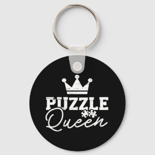 Jigsaw puzzle queen keychain