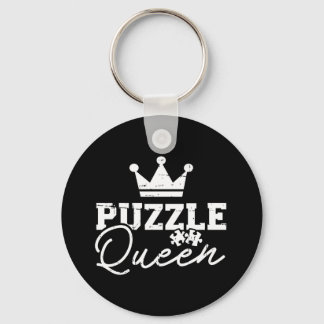 Jigsaw puzzle queen keychain