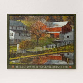 Jigsaw Puzzle Reflet D'Une Ferme Amish Pacifique