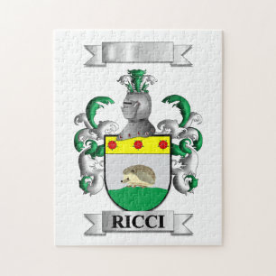 Jigsaw Puzzle Ricci Italian Surname And shield