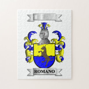 Jigsaw Puzzle Romano Italian Surname And shield