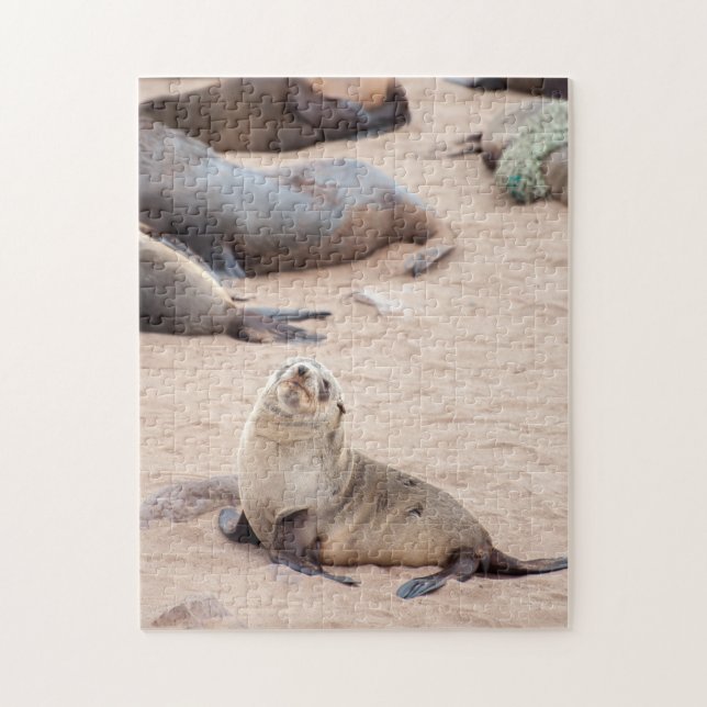 Jigsaw puzzle Seal Cub (Vertical)