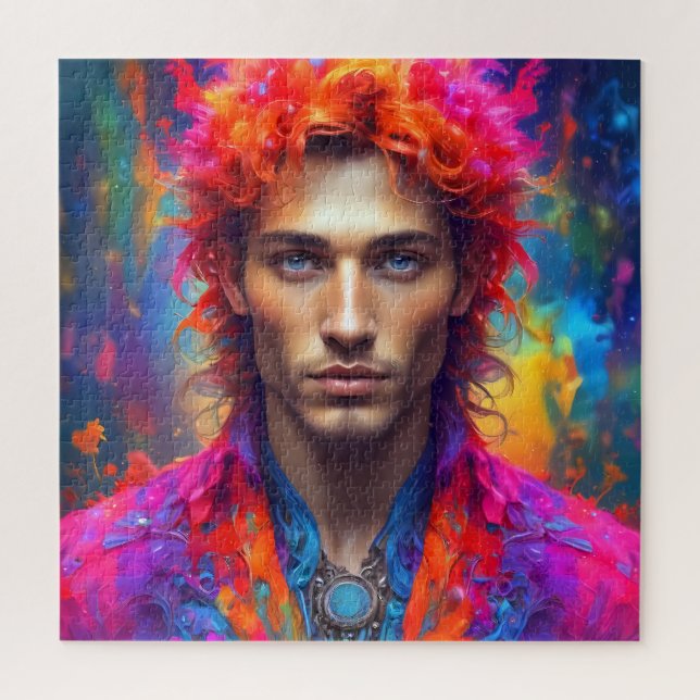 Jigsaw Puzzle Sets of A Man Portrait (Vertical)