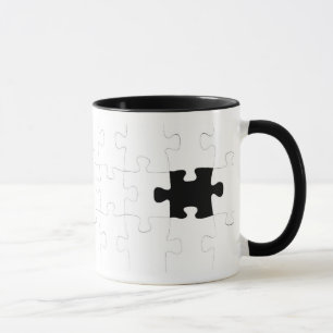 Jigsaw Puzzle with Missing Piece Mug