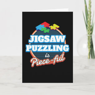 Jigsaw Puzzling Jigsaw Puzzle Hobby Game Card