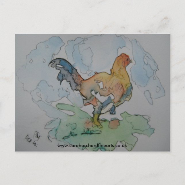 Jigsaw series - 'Chicken on the farm' 2010, www... Postcard (Front)