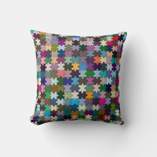 Jigsaw Throw Pillow