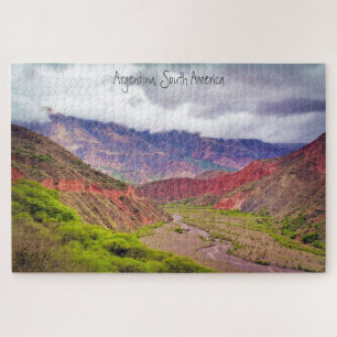 Jigsaw Travel Colourful Argentina Scenic Landscape Jigsaw Puzzle