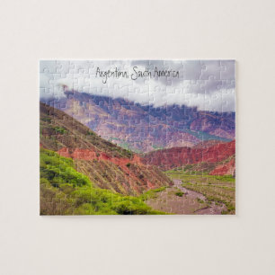 Jigsaw Travel Colourful Argentina Scenic Landscape Jigsaw Puzzle